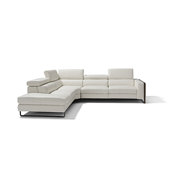 Porro Leather Sectional with Recliners, Right Arm Facing | Creative Furniture