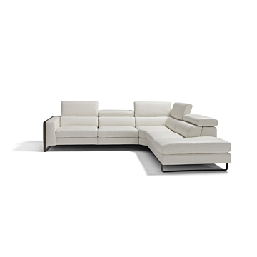 Porro Leather Sectional with Recliners, Left Arm Facing | Creative Furniture