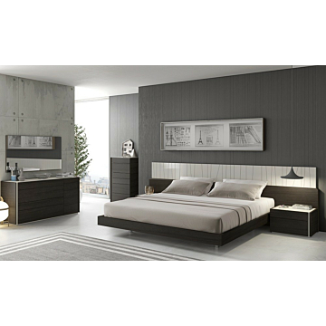 J & M Porto Bedroom Collection, Wenge Finish