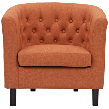 Modway Prospect Upholstered Fabric Armchair-Orange