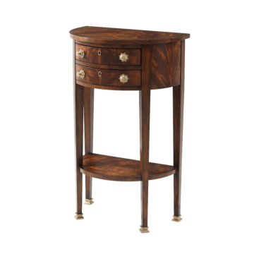 Theodore Alexander A Demi Lune Side Table