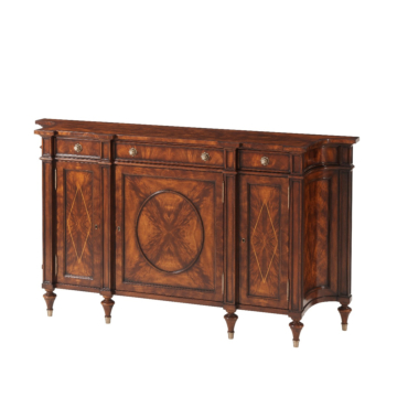 Theodore Alexander Concave Side Cabinet Sideboard