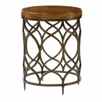 Hammary Hidden Treasures Round Lamp Table