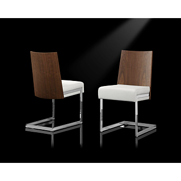 Royce Side Chair White by Creative Furniture