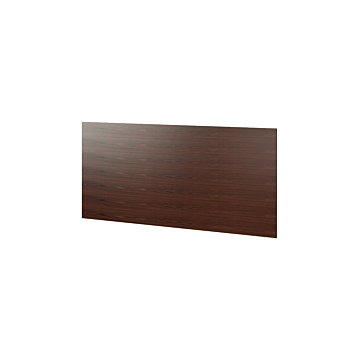 BDI Sequel 20  6108 Compact Desk Back Panel-Chocolate Stained Walnut