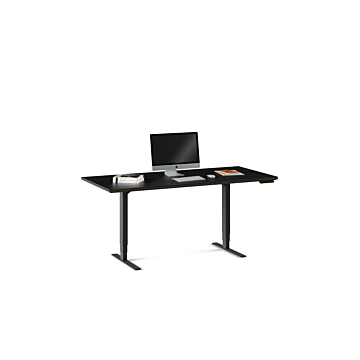 BDI Sequel 20  6152 Standing Desk-Charcoal Stained Ash Black