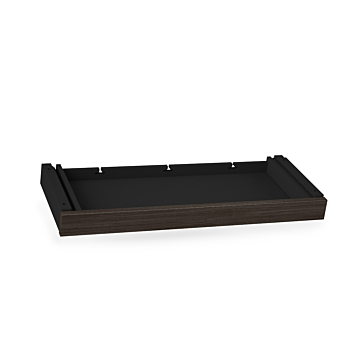 BDI Sequel 20  6159 Keyboard / Storage Drawer-Charcoal Stained Ash Black