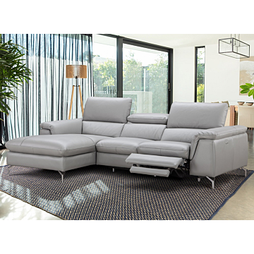Serena Sectional Recliner by J&M Furniture, $5,248.00, J & M Furniture, Light Grey
