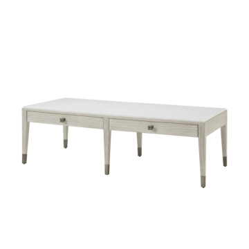 Theodore Alexander Breeze Two Drawer Cocktail Table