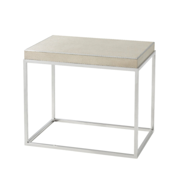 Theodore Alexander Fisher Side Table, Overcast Finish