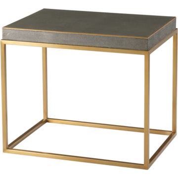 Theodore Alexander Fisher Side Table, Tempest Finish