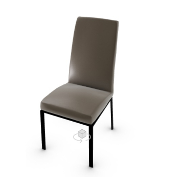 Calligaris Bess High Backed Metal Chair