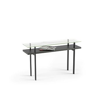 BDI Terrace 1153 Console Table, Charcoal Stained Ash 