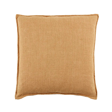 Jaipur Living Blanche Solid Down Pillow 22 Inch-Light Terracotta