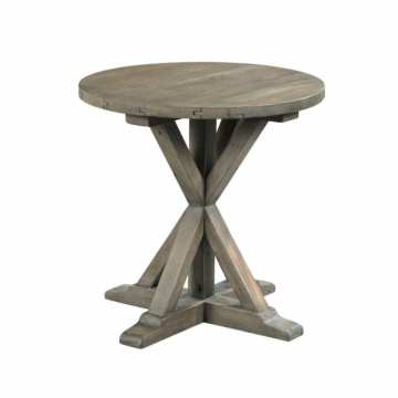 Hammary Trestle Round End Table