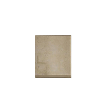 ALF Tullia Mirror – Travertine Eco-Stone & Champagne High Gloss