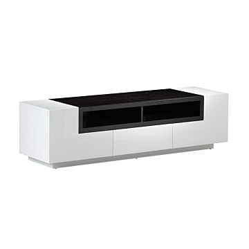 TV Base TV002, White High Gloss