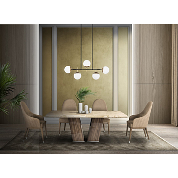 Stone International Vertigo Wood Dining Table