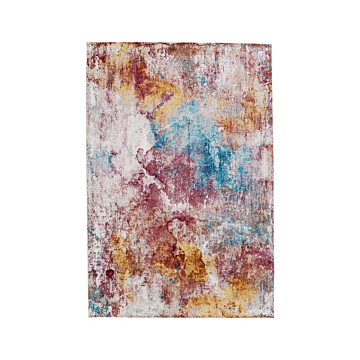 Vibe by Jaipur Living Comet Abstract Multicolor/ Red Runner Rug