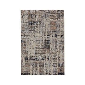 Vibe by Jaipur Living Damek Abstract Gray/ Taupe Runner Rug