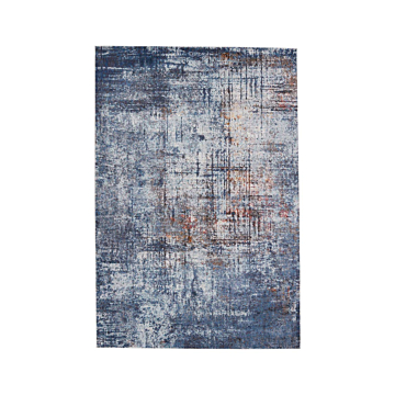 Vibe by Jaipur Living Donati Abstract Blue/ Orange Runner Rug