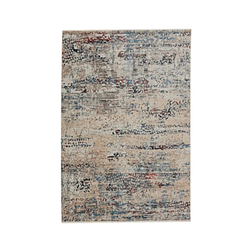 Vibe by Jaipur Living Halston Abstract Blue/ Gray Runner Rug