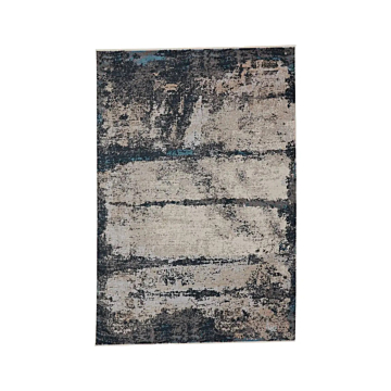 Vibe by Jaipur Living Trevena Abstract Blue/ Gray Runner Rug