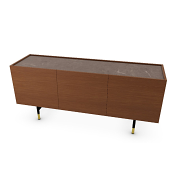 Calligaris Horizon 3 Door Wooden Sideboard