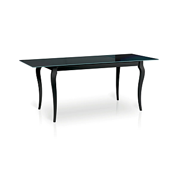 Cortex Bresso Glass Top Dining Table With Extension