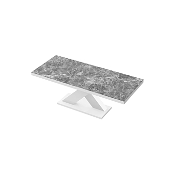 Cortex Xenon Dining Table, Dark Venatino Top