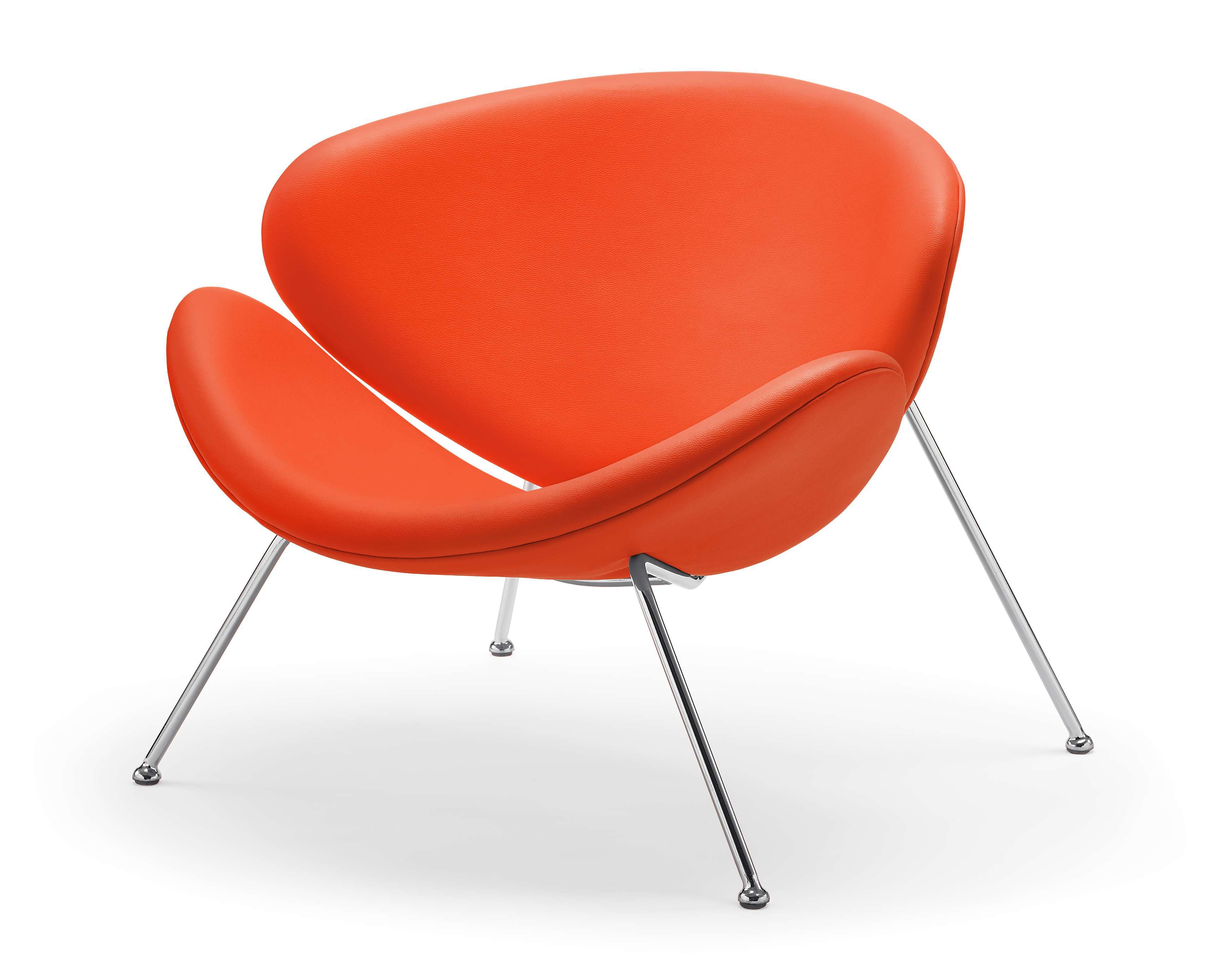 Orange Accent Chair With Ottoman Curved Back Fabric Accent Chair - Armchairs And Accent Chairs Houzz orange accent chair with ottoman curved back fabric accent chair - armchairs and accent chairs houzz
